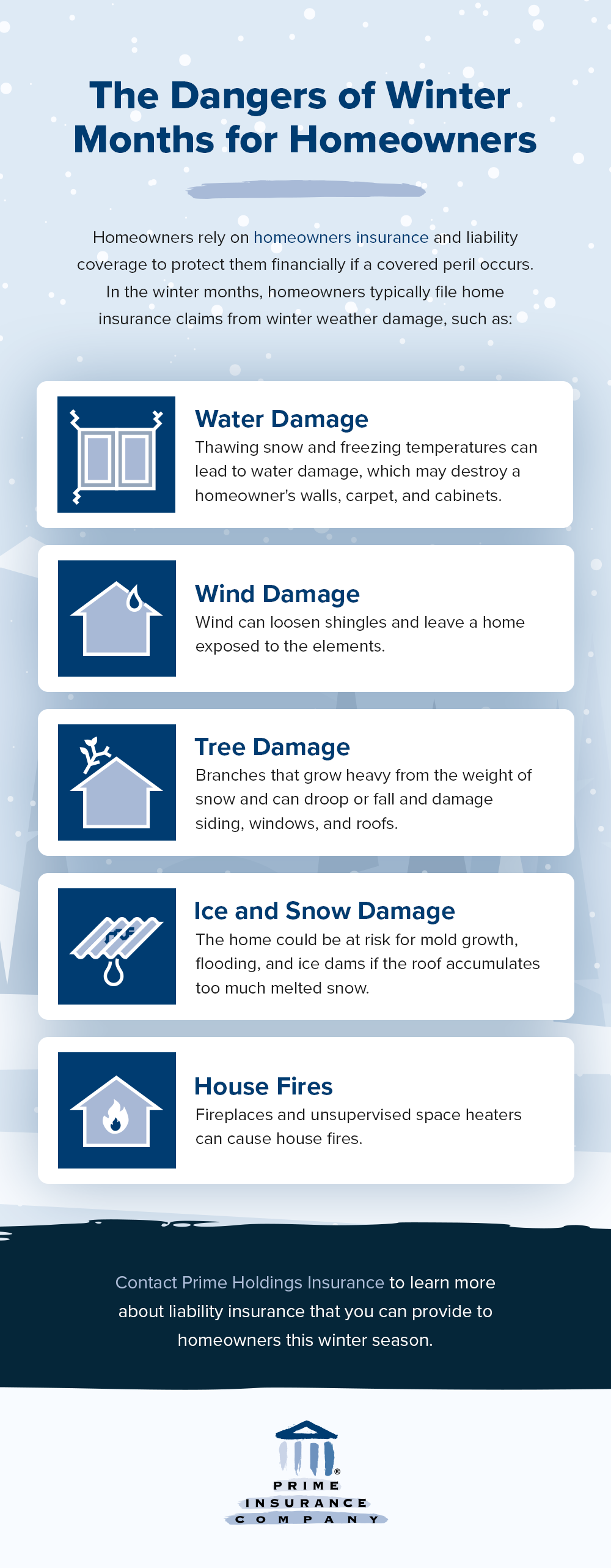 The Dangers of Winter Months for Homeowners
